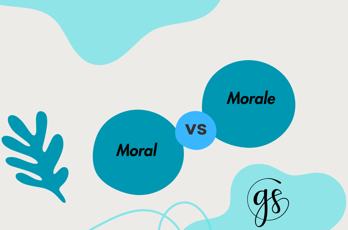 moral and morale